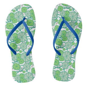 Koi Pond Pattern Flip Flops