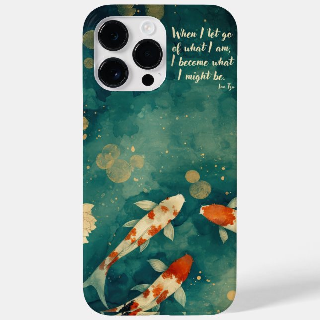 Koi Pond Phone Case (Rückseite)