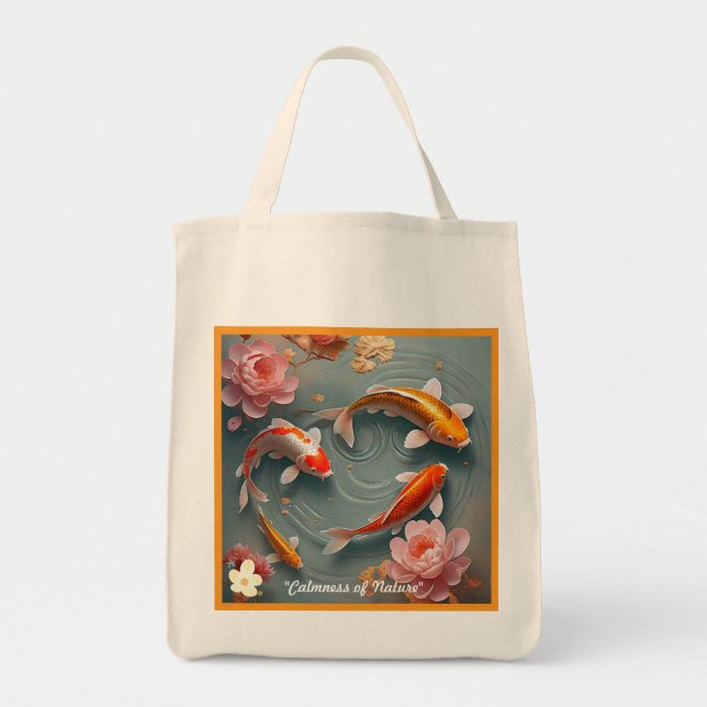"Koi Pond Sanctuary" Tragetasche (Vorne)
