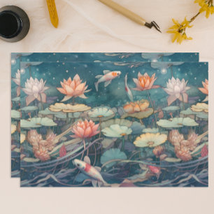 Koi Pond Seidenpapier