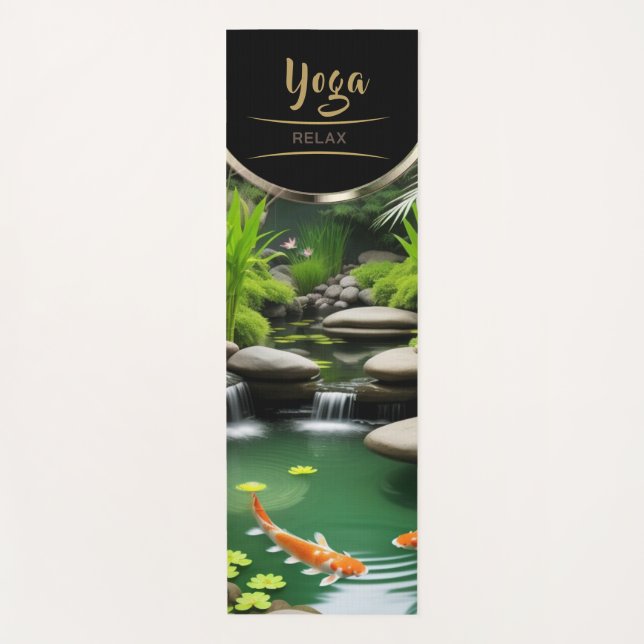 Koi Pond - Yoga Mat Yogamatte (Vorderseite)