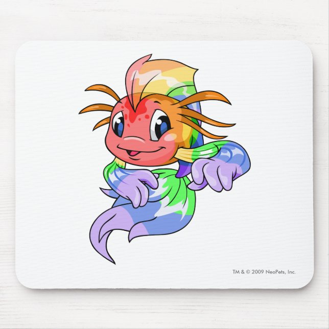Koi Regenbogen Mousepad (Vorne)