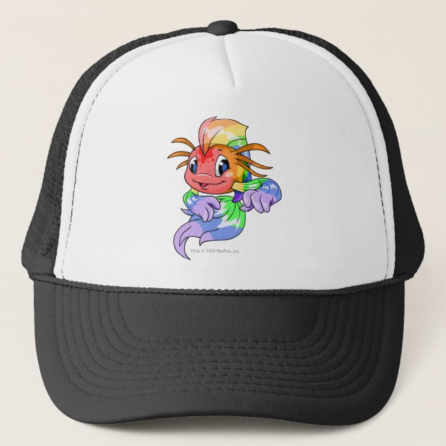 Koi Regenbogen Truckerkappe (Vorderseite)