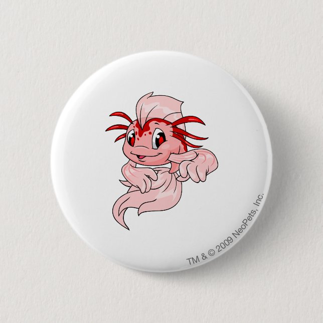 Koi Rot Button (Vorderseite)