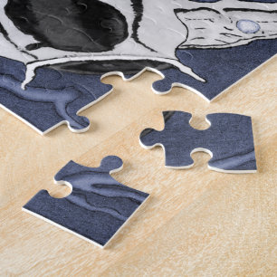 Koi (rot und schwarz) puzzle