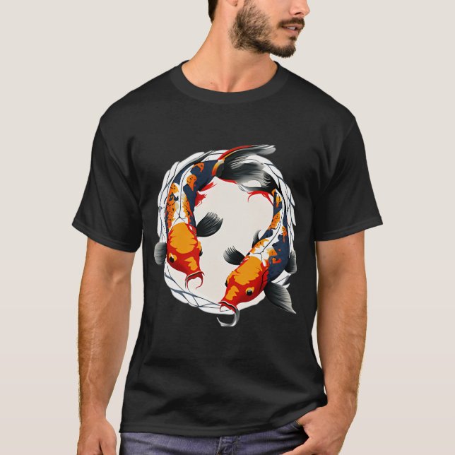 Koi schwimmen herum T-Shirt (Vorderseite)