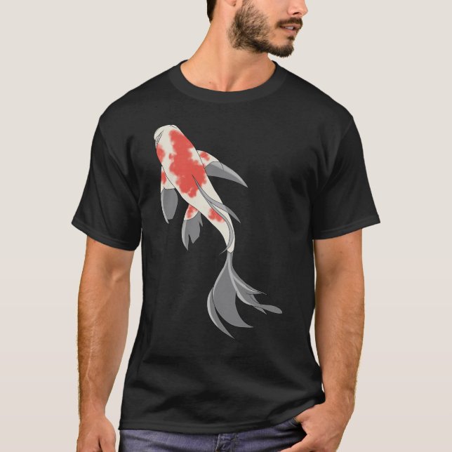 Koi-Skizze T-Shirt (Vorderseite)