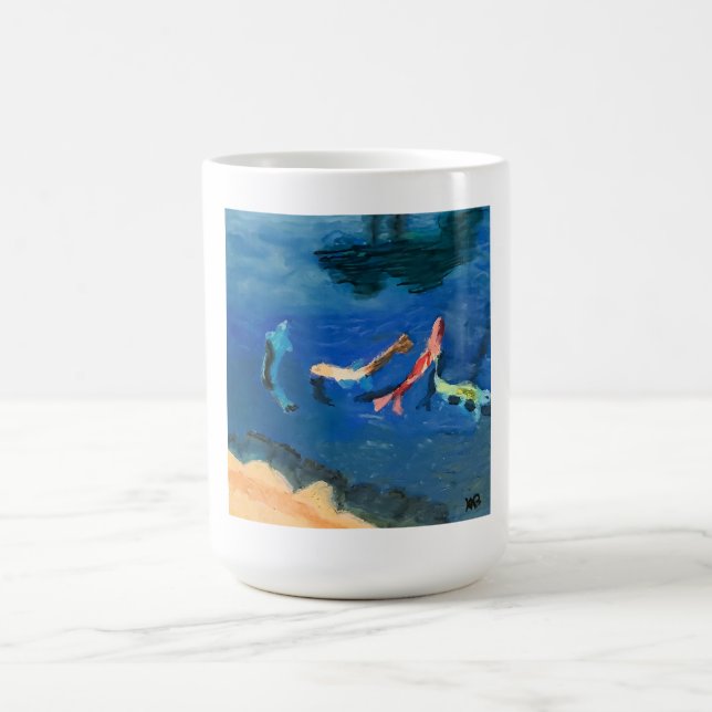 Koi-Teich Kaffeetasse (Mittel)