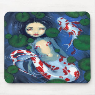 "Koi Teich-Meerjungfrau" Mousepad
