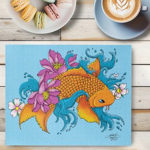 Koi und Blume Puzzle