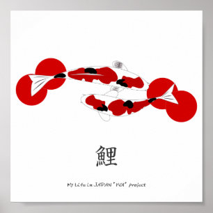 KOI und KANJI Plakat