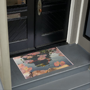 Koi und Wasserlilie Pads Door Mat Fußmatte