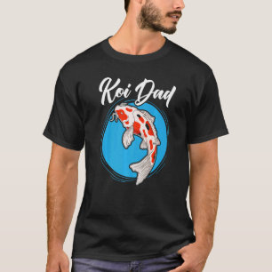 Koi Vater Japanischer Koi Karpfen Nishikigoi Fisch T-Shirt