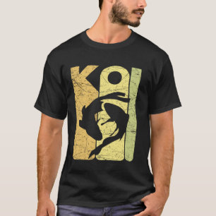 Koi Vintag Japanisch Koi Carp Fisch Retro Nishikig T-Shirt
