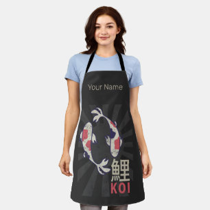 Koi Vintag Nishikigoi Japanischer Karpfen für Aqua Schürze