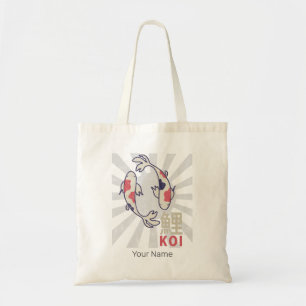 Koi Vintage Nishikigoi Japanischer Karpfen für Aqu Tragetasche