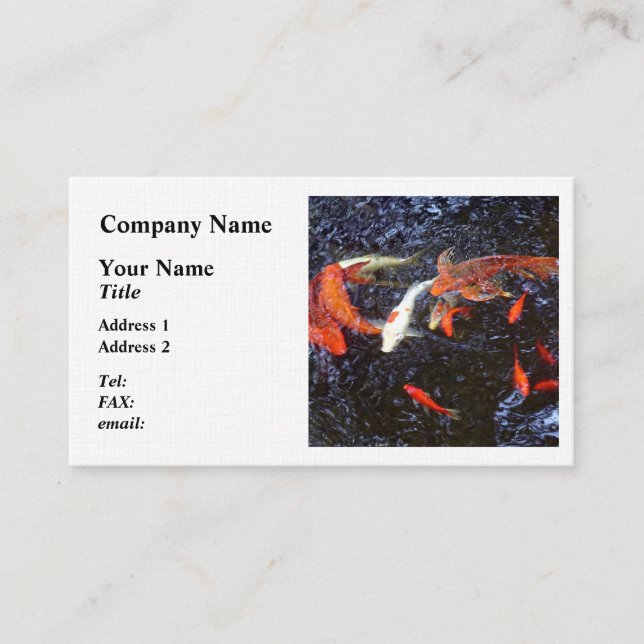 Koi Visitenkarte (Vorderseite)