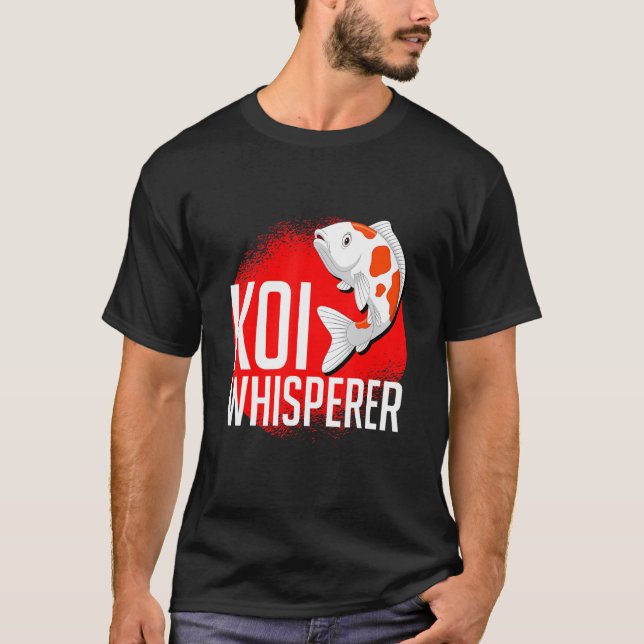 Koi-Whisperer-Fischteich 1 T-Shirt (Vorderseite)