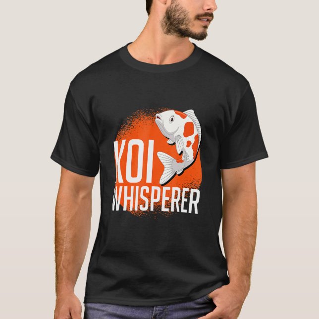Koi-Whisperer-Fischteich T-Shirt (Vorderseite)