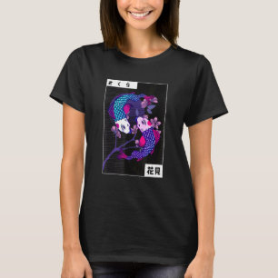Koi Yin Yang entgegengesetzt schwimmende Juwelen F T-Shirt