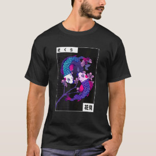 Koi Yin Yang entgegengesetzt schwimmende Juwelen F T-Shirt