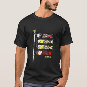 Koinobori Japanischer Carp Koi Flying Fish Windsoc T-Shirt