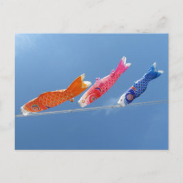 Koinobori (Karpfenschläuche): Japan Postkarte