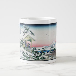 Koishikawa Teehaus Blick auf Mt. Fuji von Hokusai Jumbo-Tasse
