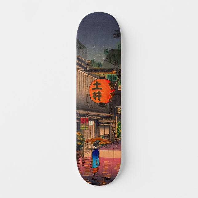 Koitsu - Abend in Ushigome Skateboard (Vorderseite)