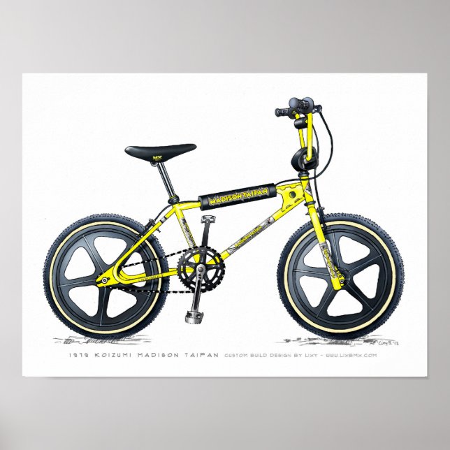Koizumi Madison Taipan LixBMX Vintag BMX Sketch Poster (Vorne)