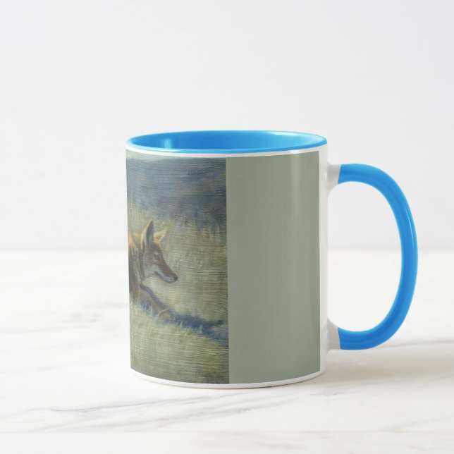 Kojote 11 Unze-Wecker-Tasse Tasse (Rechts)