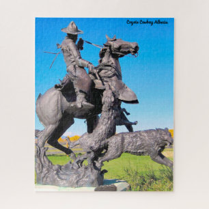 Kojote Cowboy Alberta Puzzle