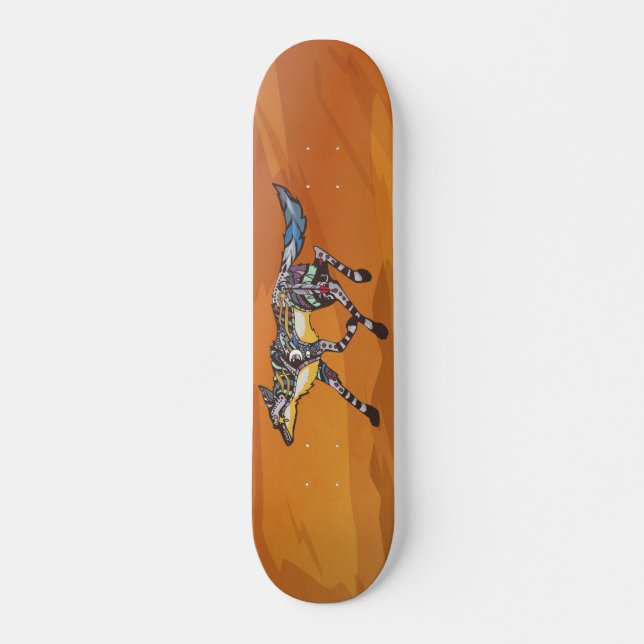 Kojote das Trickster-Skateboard Skateboard (Vorne)