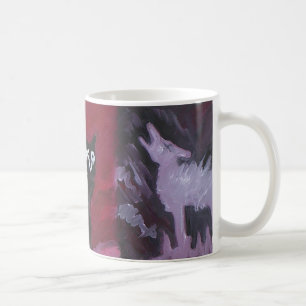 Kojote-Nachtverpackungs-Tasse Tasse