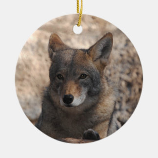Kojote schön keramikornament