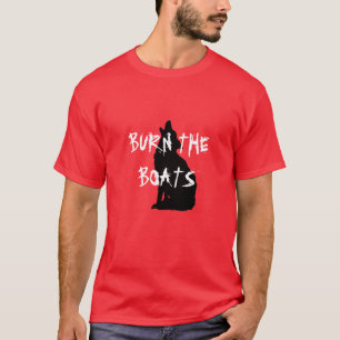 Kojoten brennen die Boote T-Shirt