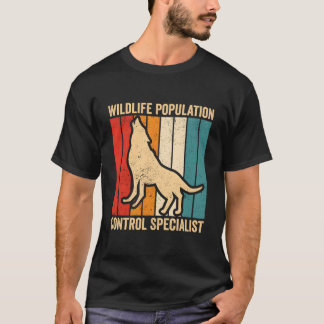 Kojotenjagd Kojotenjäger Wildtierpopulation S T-Shirt