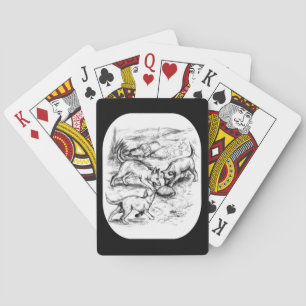 Kojotenwelpen Spielkarten