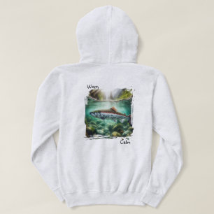 Kokanee im Bergbach - Ruhe Hoodie