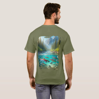 Kokanee-Lachs Kiefernbach T-Shirt