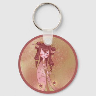 Kokeshi Balance Schlüsselanhänger