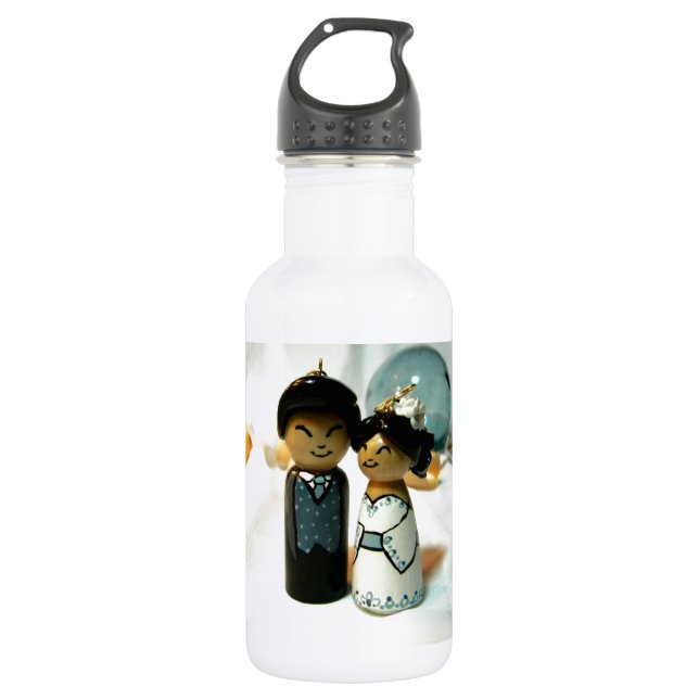 Kokeshi, das II Wedding ist Trinkflasche (Vorderseite)