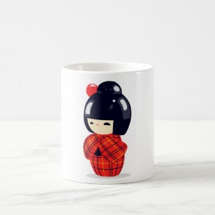 Kokeshi-Doll Kaffeetasse
