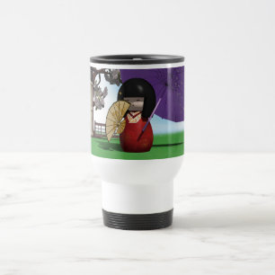 Kokeshi Doll Reisebecher