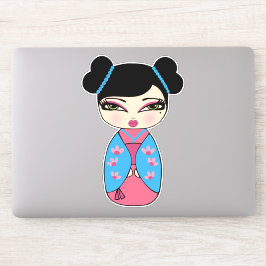 Kokeshi Doll Vinyl Sticker
