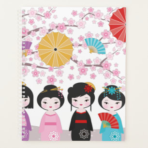 Kokeshi Dolls Planer