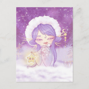 Kokeshi Etoile Postkarte