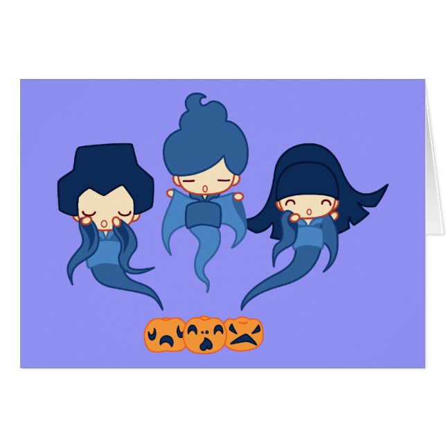 Kokeshi Geister (Vorderseite (Horizontal))