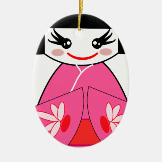 Kokeshi Japan Keramikornament