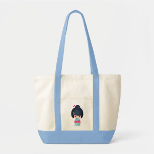 Kokeshi KirschTasche Tragetasche